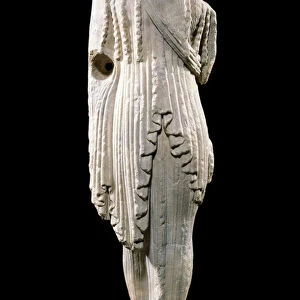 Greek Art: Core (or Kore) without head called "Core Salavin"
