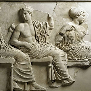 Greek art: "Poseidon, Apollo and Artemis "(Poseidon