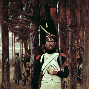 Grenadier Guard (oil on canvas)