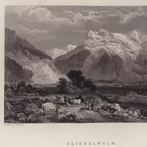 Grindelwald (colour litho)