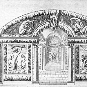 Grotto design from The Gardens of Wilton, published c. 1645 (engraving)