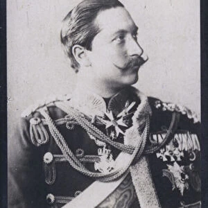 Guillaume II, Empereur D Allemagne (1859) (b / w photo)