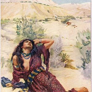 Hagar, illustration from Women of the Bible, published by The Religious Tract