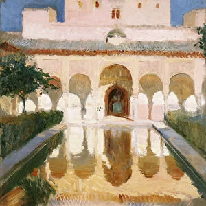 Hall of the Embassadors, Alhambra, Granada, 1909 (oil on canvas)