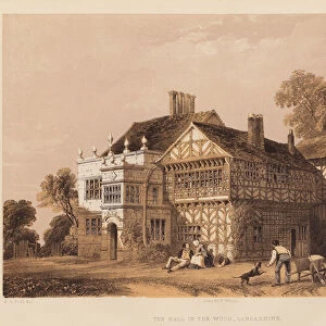 The Hall in the Wood, Lancashire (aquatint)