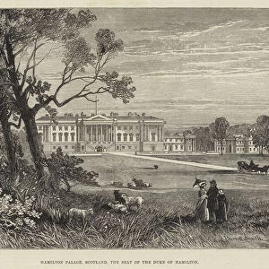 Hamilton Palace, Scotland, the Seat of the Duke of Hamilton (engraving)