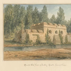 Hampshire - Netley Castle, 1828 (w / c on paper)