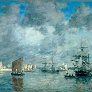 Harbor of Camaret-sur-Mer, 1872 (Oil on canvas)