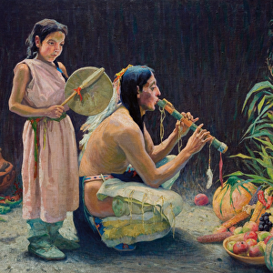The Harvest Song, c. 1920 (oil on canvas)