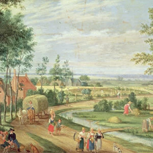 The Harvest, or Summer (oil on canvas)