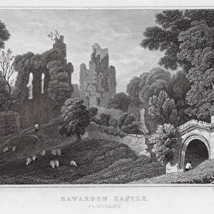 Hawarden Castle, Flintshire (engraving)