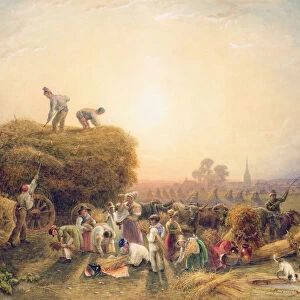 Haymaking, 1832 (w / c on paper)