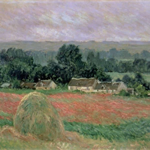 Haystack at Giverny, 1886 (oil on canvas)