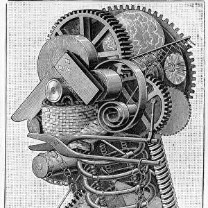 The Head of an Inventor, 1893 (litho)