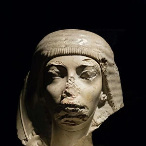 Head of Nakhtmin, 18th dynasty, unknown provenance (crystalline limestone)