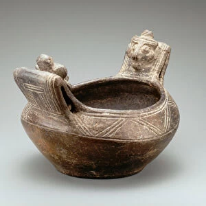 Two headed bowl (ceramic)