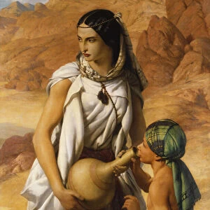 The Hebrew Mother of Moses (oil on canvas)