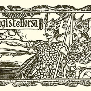 Hengist and Horsa (engraving)