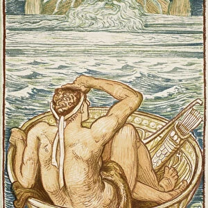 Hercules and Atlas, illustration from A Wonder-Book for Girls and Boys