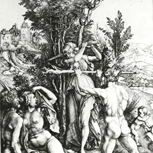 Hercules at the crossroad, 1498 (engraving)