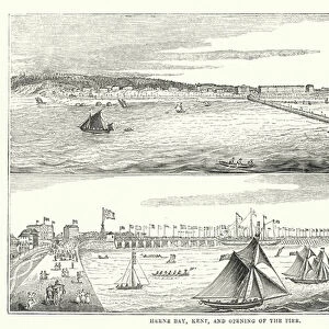 Herne Bay, Kent, and Opening of the Pier (engraving)