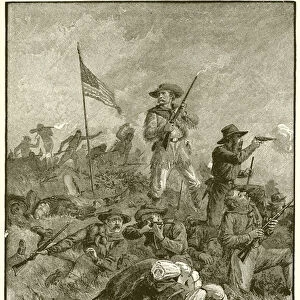Heroic Death of Custer (engraving)