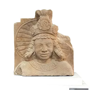 Hindu god, Quang Nam province, 7th-8th century AD (sandstone)