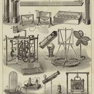 Historical Treasures in the Loan Collection of Scientific Apparatus, South Kensington (engraving)
