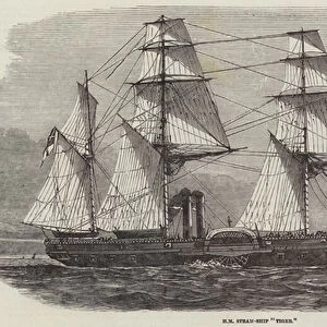 HM Steam-Ship "Tiger"(engraving)