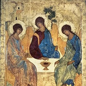 The Holy Trinity, 1420s (tempera on panel) (for copy see 40956)