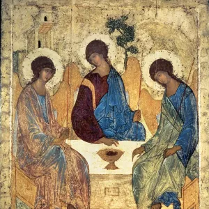 The Holy Trinity, 1420s (tempera on panel) (for copy see 40956)