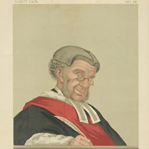 The Hon Sir William Robert Grove (colour litho)