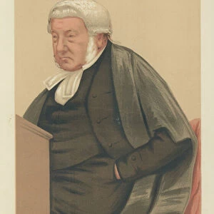 The Honourable Sir G W Wilshere Bramwell (colour litho)