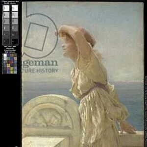 Hopeful, 1909 (oil on panel)