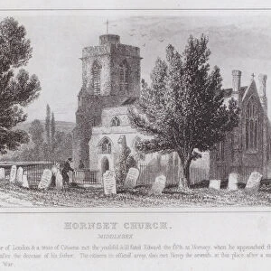 Hornsey Church, Middlesex (engraving)