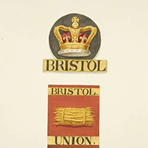 House Badges or Firemarks of the Bristol Crown and Bristol Union Fire Offices