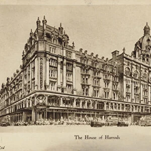 The House of Harrods, London (litho)