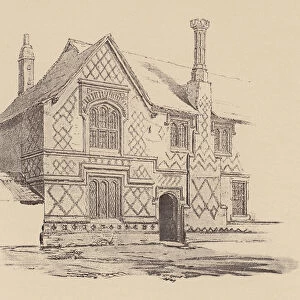 House at Layer Marney, Essex (colour litho)