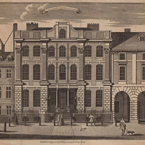 The house of Lord Archer in Covent Garden (engraving)