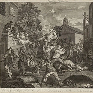 Humours of An Election (Set of Four) (engraving)