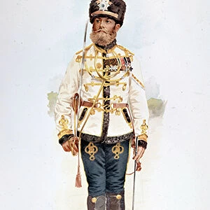 Hussard of the Russian Guard under Nicholas II