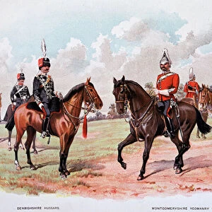 Hussars and Cavalry of the Yeomanry Brigade of the British Army, 1900