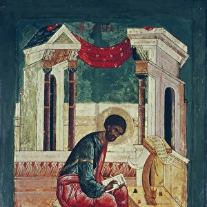 Icon of Saint Luke the Evangelist (tempera on panel)