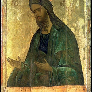 Icon of St. John the Baptist (tempera on panel)