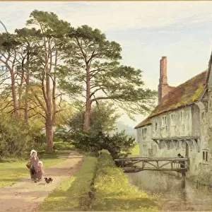 Igtham Moat, Kent, c. 1868 (oil on board)
