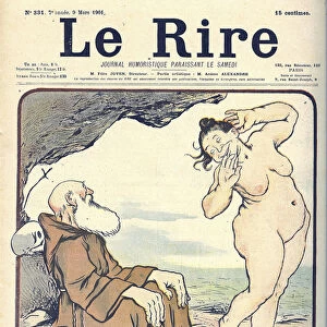 Illustration of Abel Faivre (1867-1945) for the Cover of The Laughter, No
