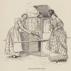 Illustration for Cranford by Mrs Gaskell (engraving)