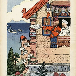 Illustration of Georges d Ostoya-Sochinsky called D Ostoya (1878-1937) in Le Rire