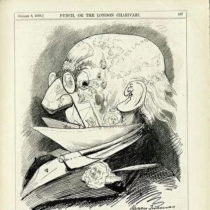 Illustration of Harry Furniss (1854-1925) in Punch, 1889-10-5 - House of Commons, English Language, Foreign Press