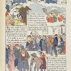 Illustration for Le Rire (colour litho)